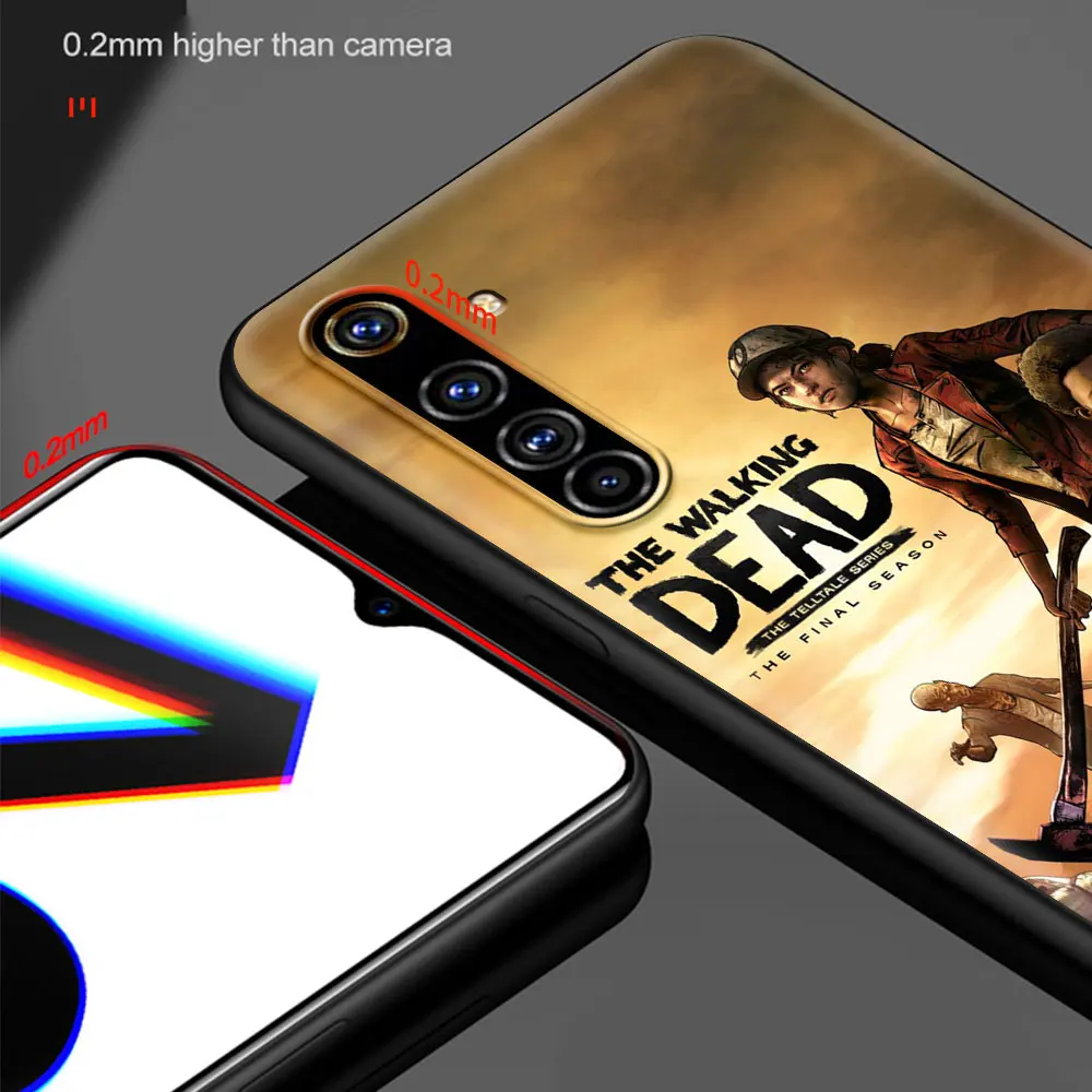 the walking dead shockproof case for realme c3 8 pro bag fundas silicon soft black cover for realme 6 7 pro c21 shell luxury tpu free global shipping