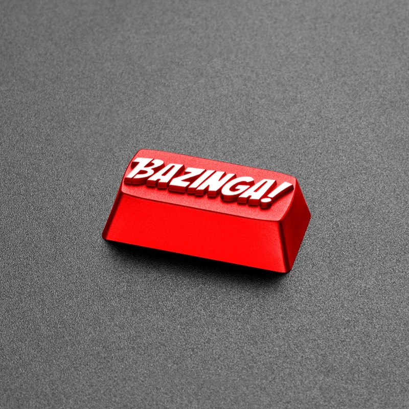 The big bang theory bazinga keycap металлические клавиши на клавиатуру для механической