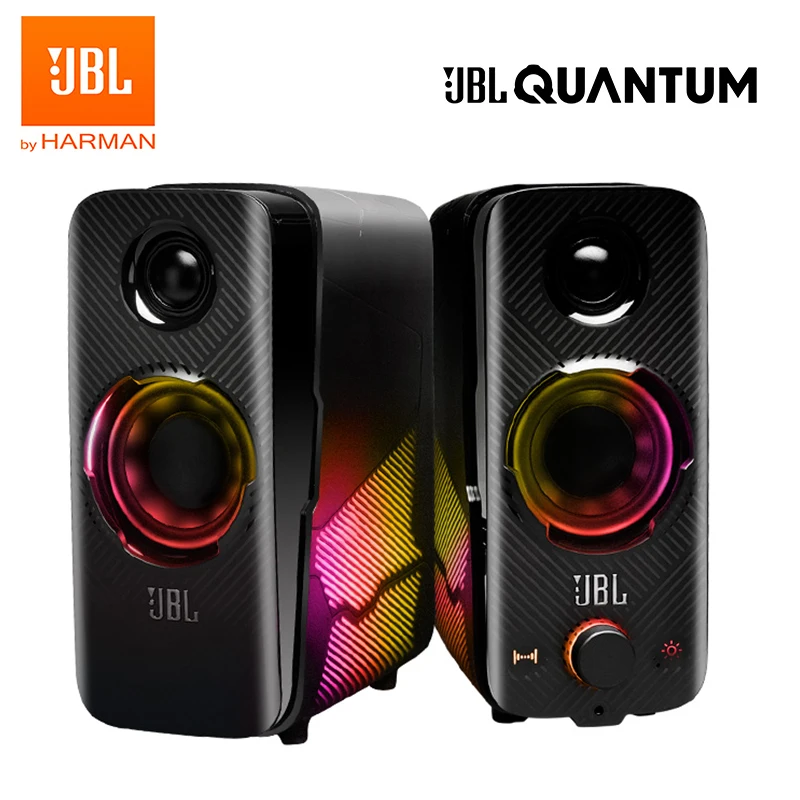 

JBL QUANTUM DUO PC игровые Bluetooth колонки с шумоподавлением объемный звук с красосветильник том для ПК/Mac/Nintendo Switch