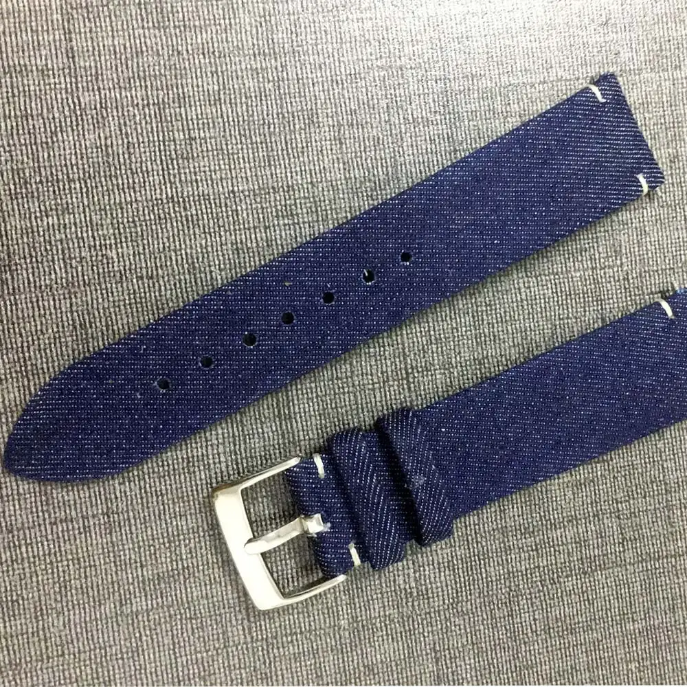

20mm Corgeut Men's Watch Watchbands Leather Strap Watches Accessories Parts Watch band