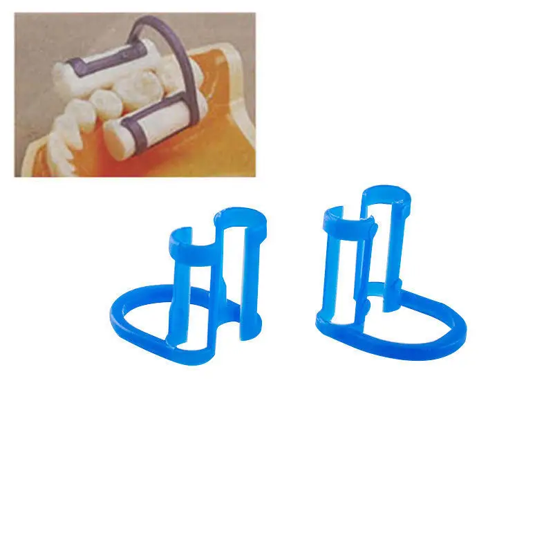 50 шт./пакет ватный тампон держатель Одноразовые Синие зажим для