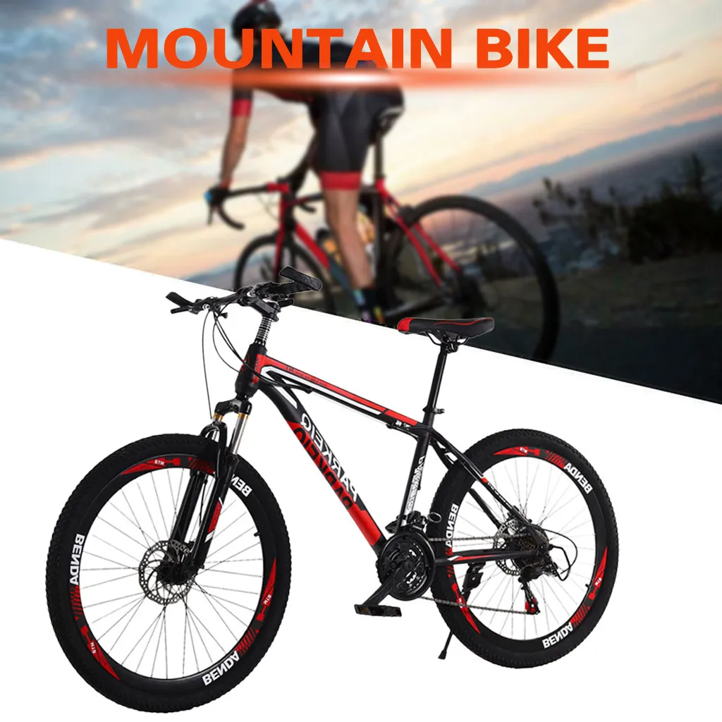 Горный велосипед MTB 26 дюймов 21 скоростной двойной дисковый тормоз внедорожный