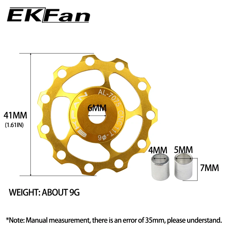 Задний переключатель передач EKFAN 11T для горного велосипеда шкив джоки