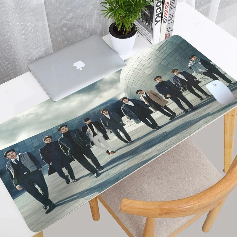 

Exo Computer Varmilo Keyboard Mouse Pad Anime Gaming Accessories Table XXL Gabinete Gamer Carpet LOL Desk Mat ковер Mousepad