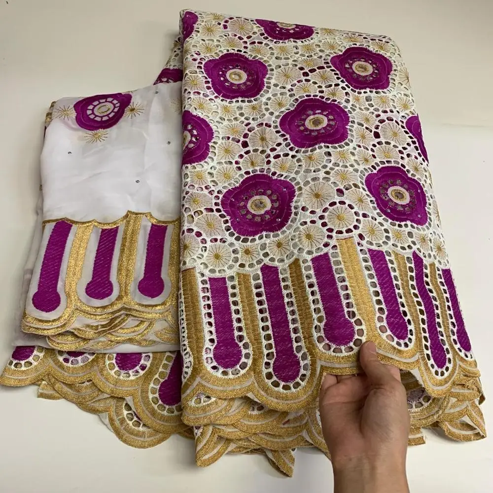 STILL FLY dubai fabric bridal lace with stones hot sale swiss voile in switzerland scarf for women 5+2yards/lot | Дом и сад