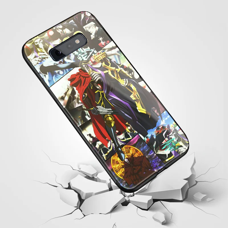 Nazarick логотип Overlord аниме стекло Мягкий силиконовый чехол для телефона Оболочка