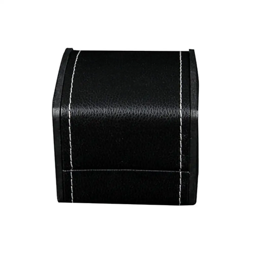 40%HOT Artificial Leather Watch Storage Box Square Jewelry Case Display Gift Box With Pillow Cushion