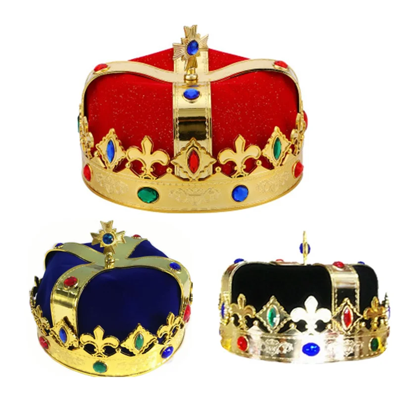 Шляпа короны короля Хэллоуин сценическое шоу маскарадное украшение реквизит для