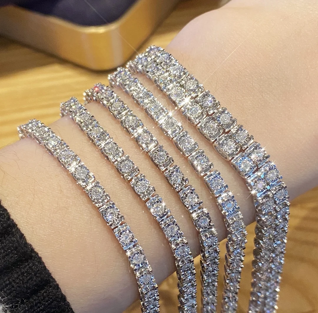 

Pirmiana 2021 Hot Sale18K White Gold 1.0ct Natural Diamond Bull Head Bracelet For Women Christmas Gifts