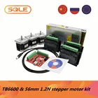 Электродвигатель шаговый TB6600 4A, Micro-драйвер 350 Вт, источник питания 36 В, 4 оси, USB-карта движения, 56 мм, нм, 3 А, Nema23