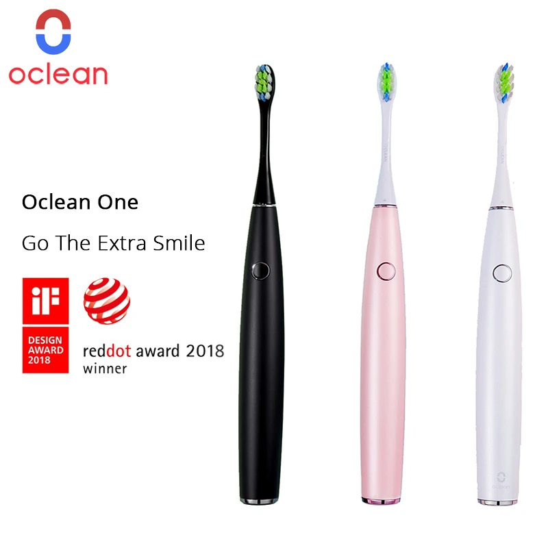 

Умная звуковая электрическая зубная щетка Oclean One, водонепроницаемость IPX7, подходит для взрослых, режим быстрой зарядки 12 уровней очистки