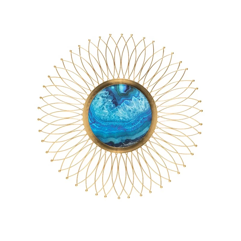 

Светильник лый роскошный сапфировый венок, настенное украшение большого размера для гостиной, крыльца, фоновое украшение для стены