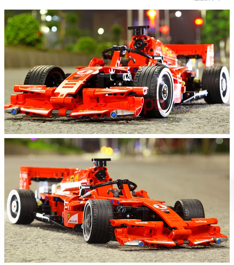 Le Technic Going F1 RC гоночный автомобиль силовой двигатель строительные блоки Супер спортивный гонщик электрический автомобиль кирпичи игрушки подарки для детей