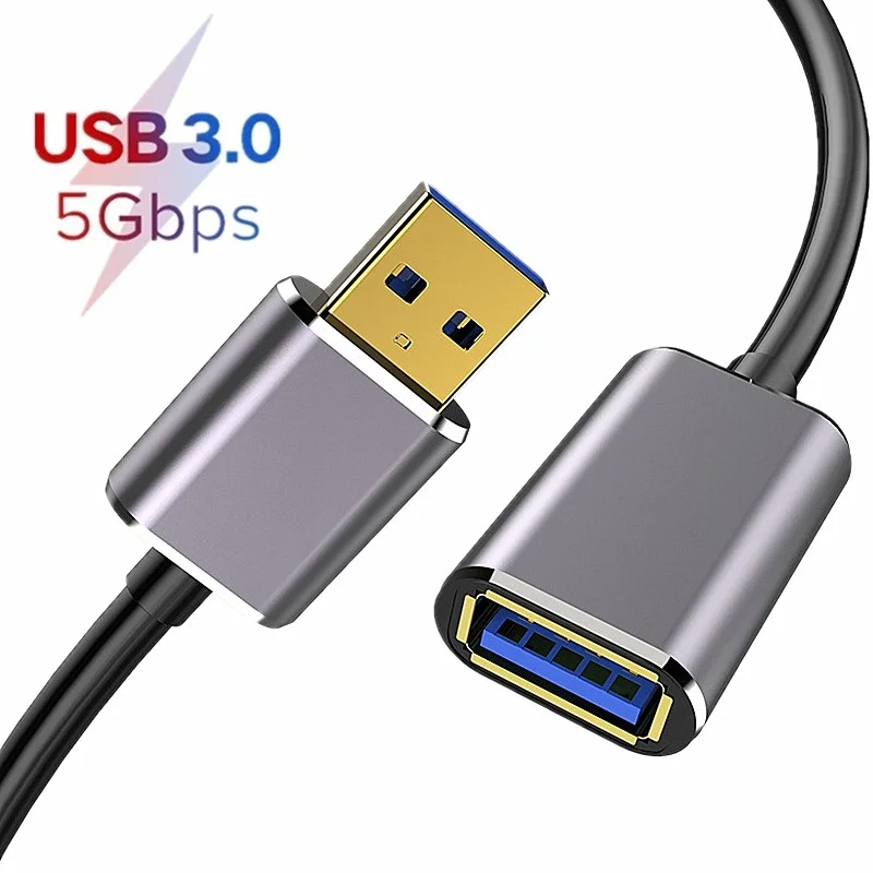 

USB Extender Cable USB 3.0 Cable USB Flash Drive Cable 5M for PC Keyboard Webcam GamePad USB3.0 Data USB OTG HUB Extension Cord
