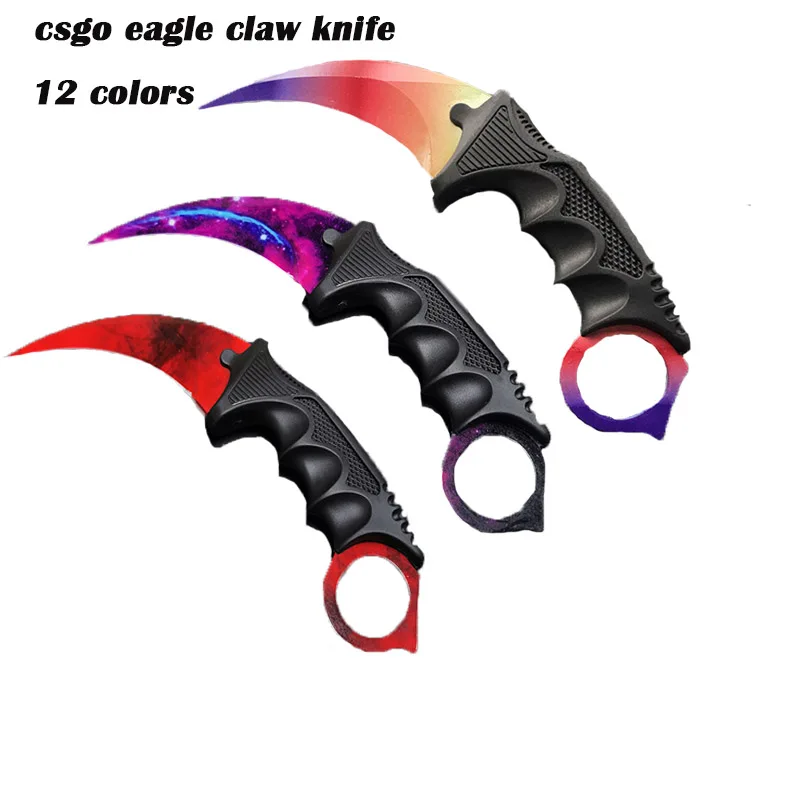 Охотничий нож CS GO тактический с когтями на шее походный боевой для самообороны