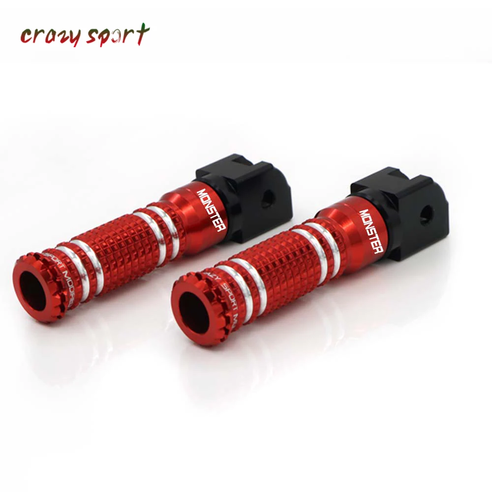 

Передней Подножки адаптер для поездок на мотоцикле DUCATI MONSTER 659 696 7961100 1100S ног Rider подножки подставки для езды на велосипеде