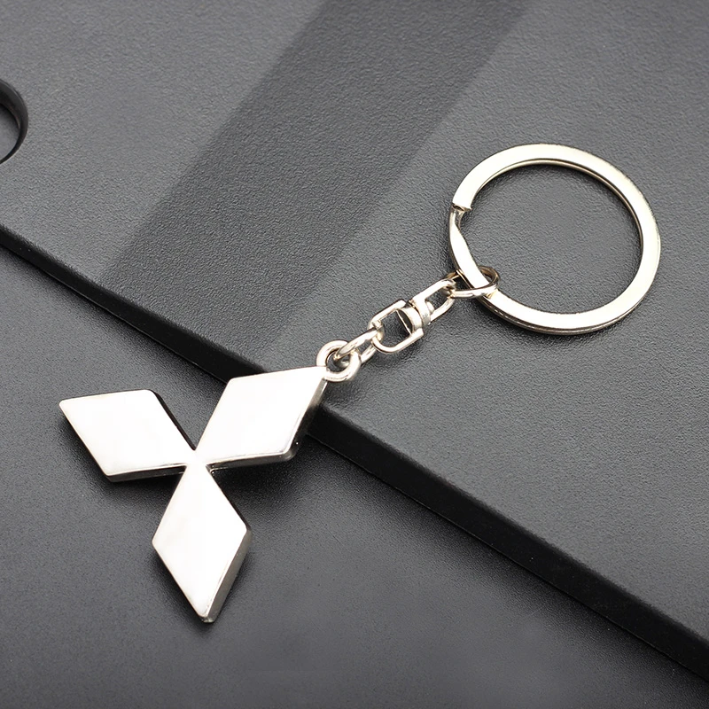 

Car Styling Keychain Key Accessories for Mitsubishi Lancer 10 4 8 ASX Pajero X Eclipse Xpander Delica L200 Ek Mirage Outlander