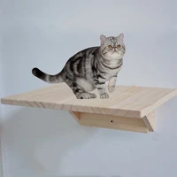 pet furniture diy cat climbing frame wall mounted tree solid wood cat jumping platform wall kitten springboard various size