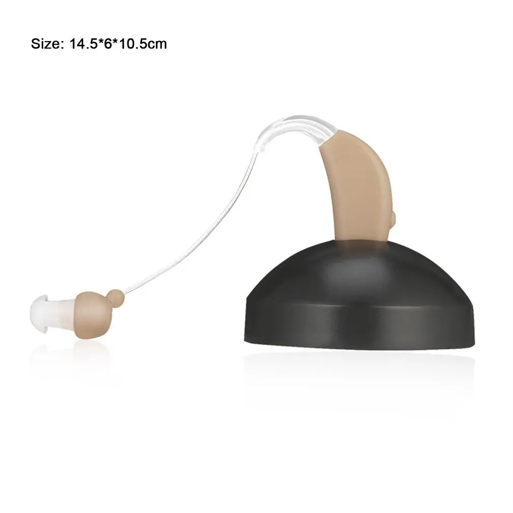 

Rechargeable Mini Plastic Hearing Aids Sound Voice Amplifier Low Noise Behind The Ear JZ-1088F For The Elderly Hearing Loss