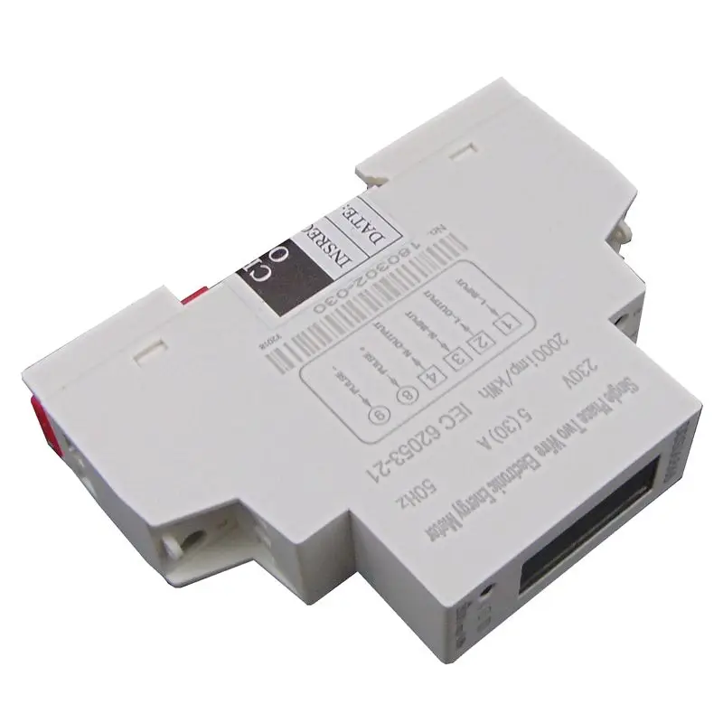 DDSU6866 5(30) A 230V 50HZ однофазный din-рейка кВт-ч Ватт час din-рейка счетчик энергии lcd