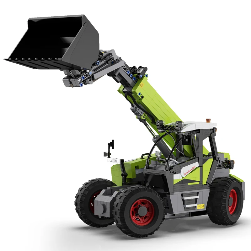 Billig Cada Fernbedienung Loader High Tech Engineering Bagger Technik Rc Auto Bausteine Konstruktor Spielzeug Geschenk Für Jungen Kinder