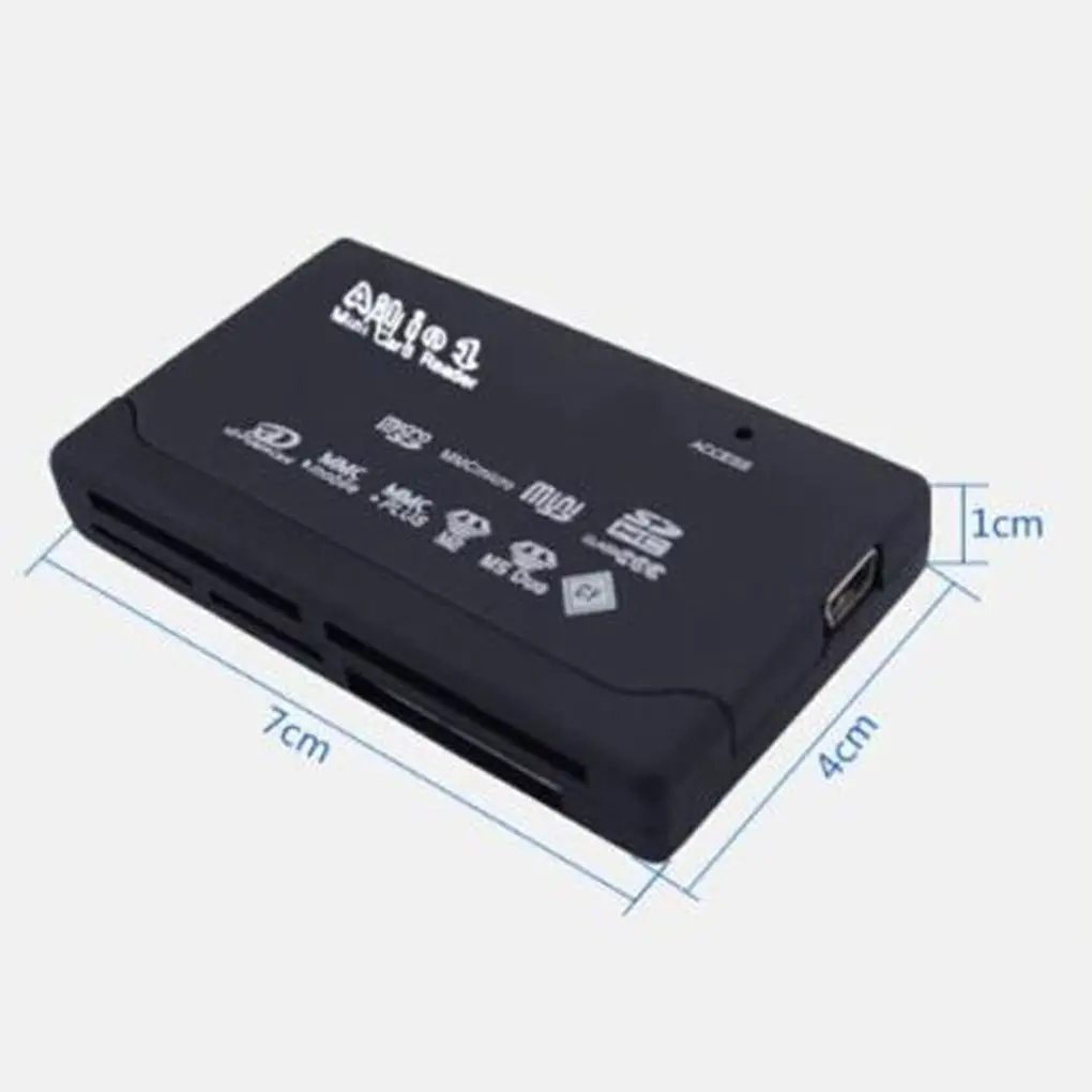 USB 2.0 SD Card Reader адаптер Все в одном Поддержка TF CF Mini SDHC MMC MS XD|Картридеры| |