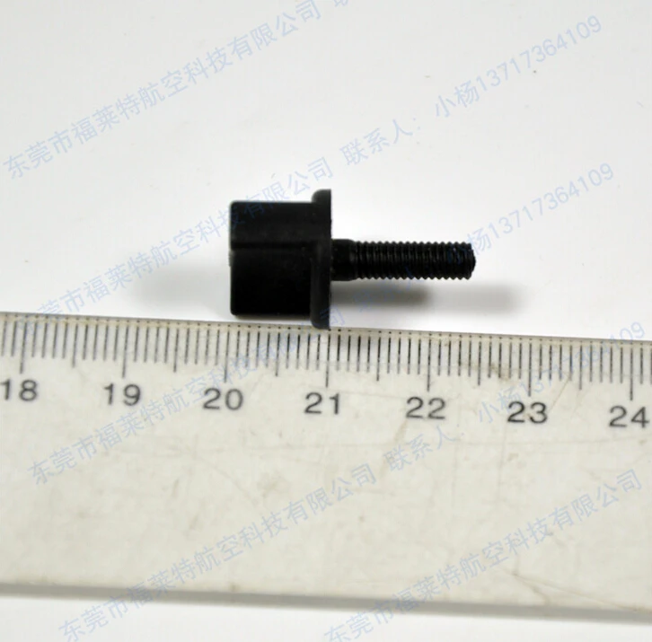 5 шт. нейлоновый пластиковый болт ручной винт M4 * L12 мм черный для радиоуправляемой