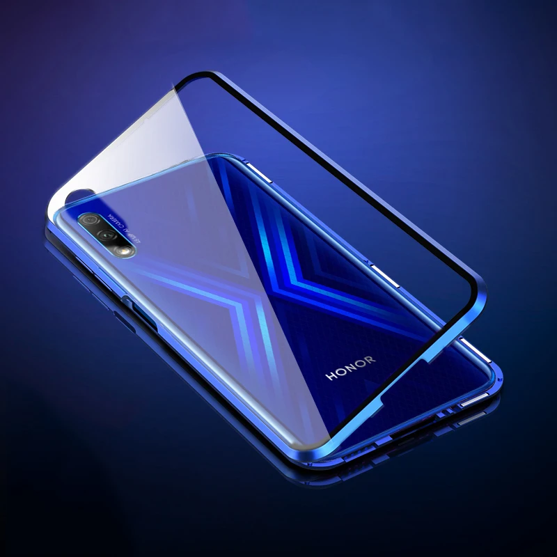 Магнитный металлический корпус адсорбции для huawei P Smart Plus P20 P30 Lite Pro mate 10 20 Honor 9X20 10i 8X закаленное стекло крышка