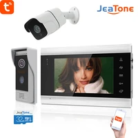 jeatone wifi video intercom for home with secutiry camera 720p apartment residential doorbell security entry access system