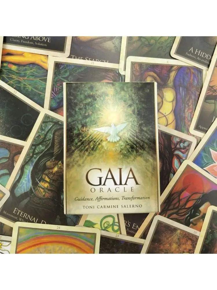

Gaia Oracle 45-колода карт Таро английская версия вечерние Настольная игра Гадания и предсказания судьбы 24BD