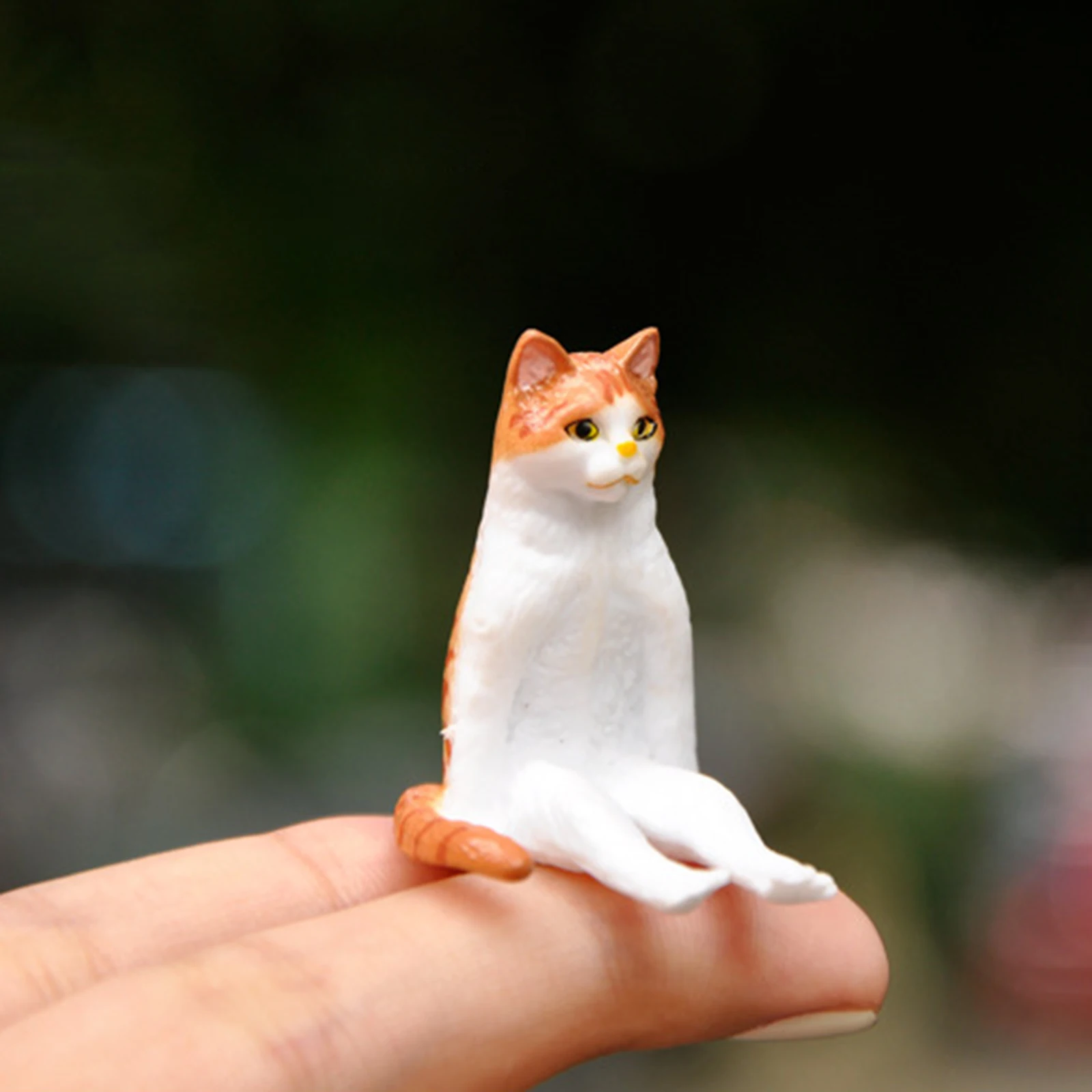 

Miniature Cat Figurines Toy Sets Car Decorations 6PCS Simulation Landscapes Gardening Supplies Home Decoration Panda Model