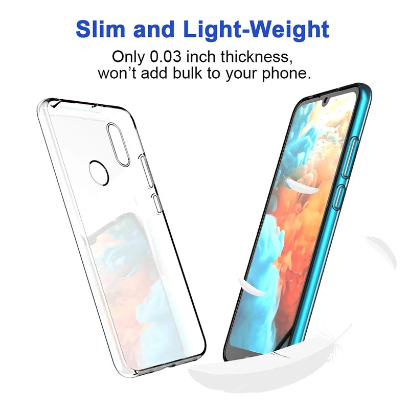 ТПУ Силиконовые чехлы для телефонов Huawei Honor 8A Pro Prime мягкая задняя крышка 360