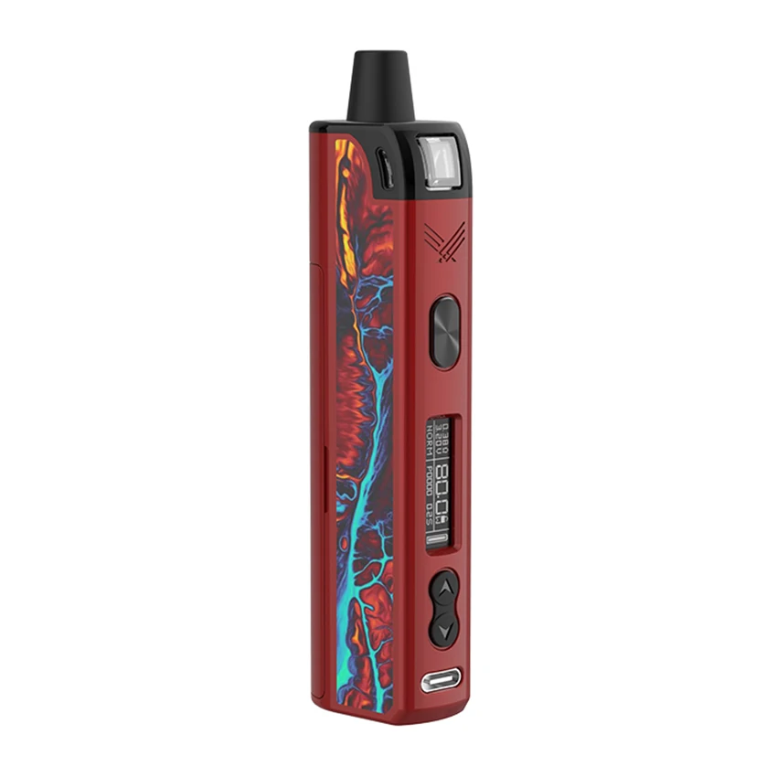 

Original Vapefly Optima 80W Pod Mod Kit Powered by Single 18650 Cell with 0.91inch Screen w/ 0.3/0.6ohm Mesh Coil Vaporizer