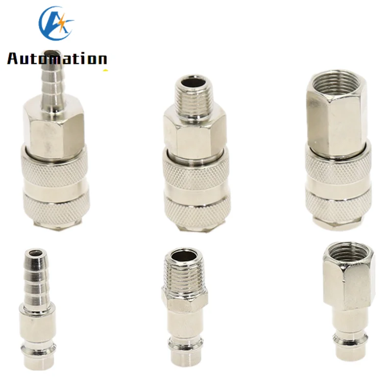 

EU Type Quick Push In Connector Pneumatic Fitting High Pressure Coupler Coupling Work On Air compressor European standards