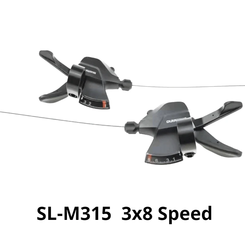 SL-M315 3X8S Altus SL-M310 M315 Bike shifter lever 3x7 3x8 2x7 2x8 Speed 21S 24S Shifter Trigger Set Rapid Fire Plus W/Shifter Cable M315 - Цвет: SL-M315 3X8S