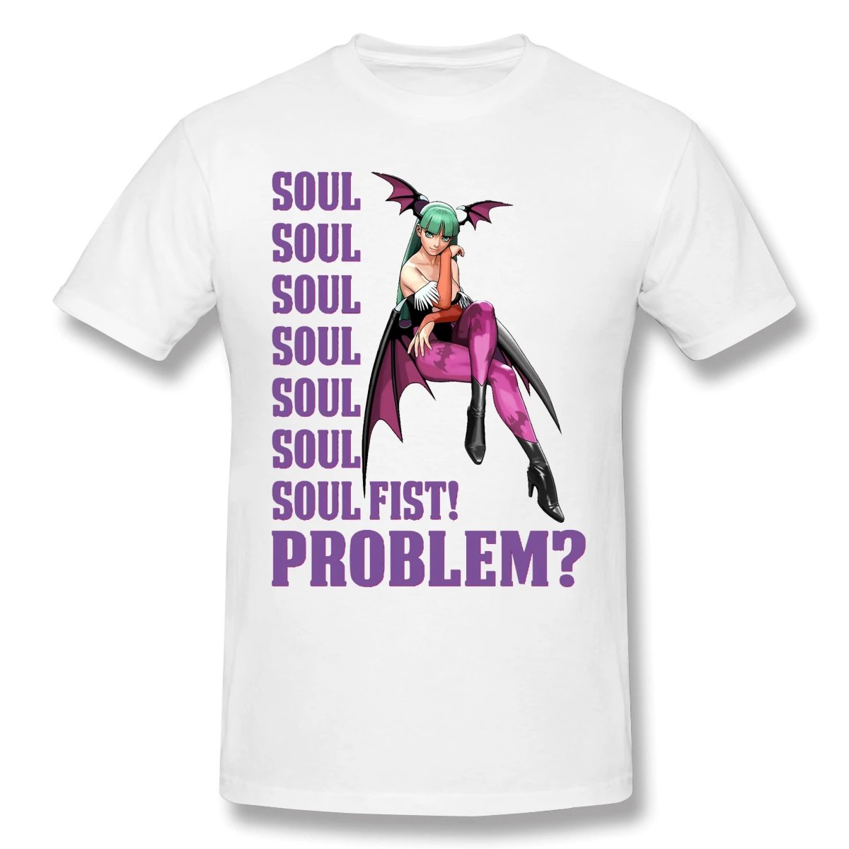 Черная футболка Морриган С Кулаком души темный Сталкеры Мужская футболки чистый