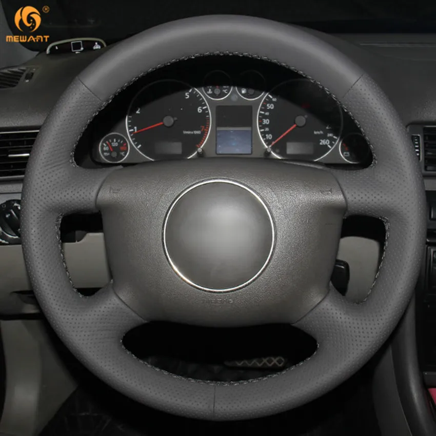 MEWANT темно-серое искусственное кожаное оформление для Audi A6 2000-2004 A3 2000-2003