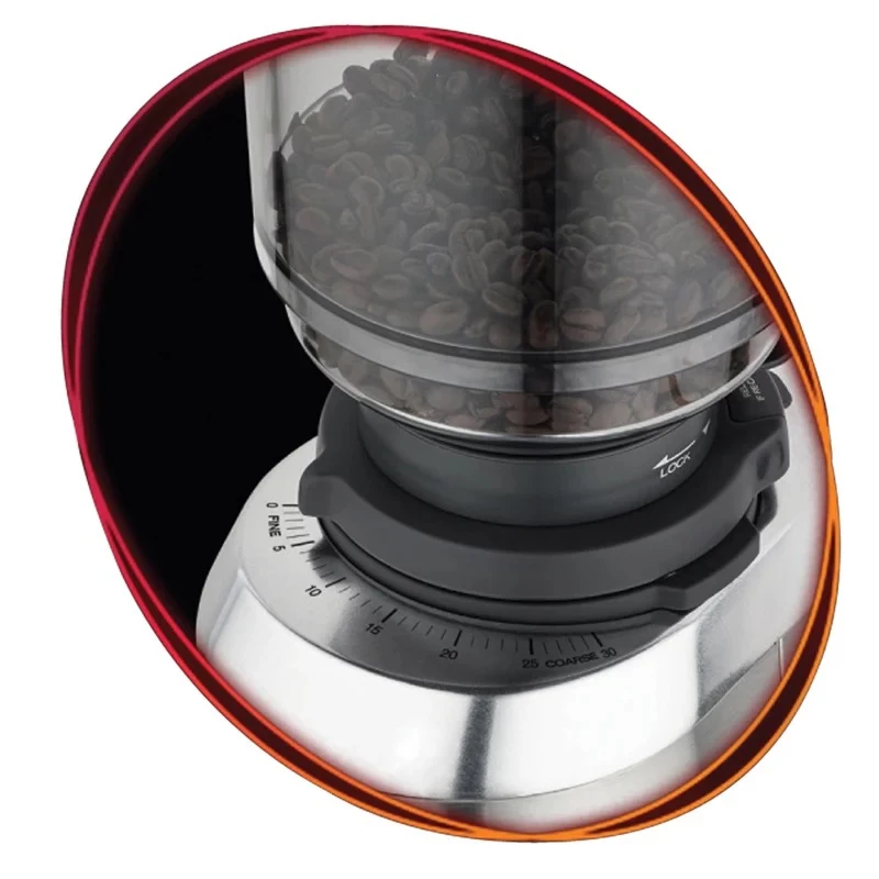 

Italian Electric Coffee Grinder Commercial conical burr Grinding Machine Coffee Bean Grinder ZD-17N