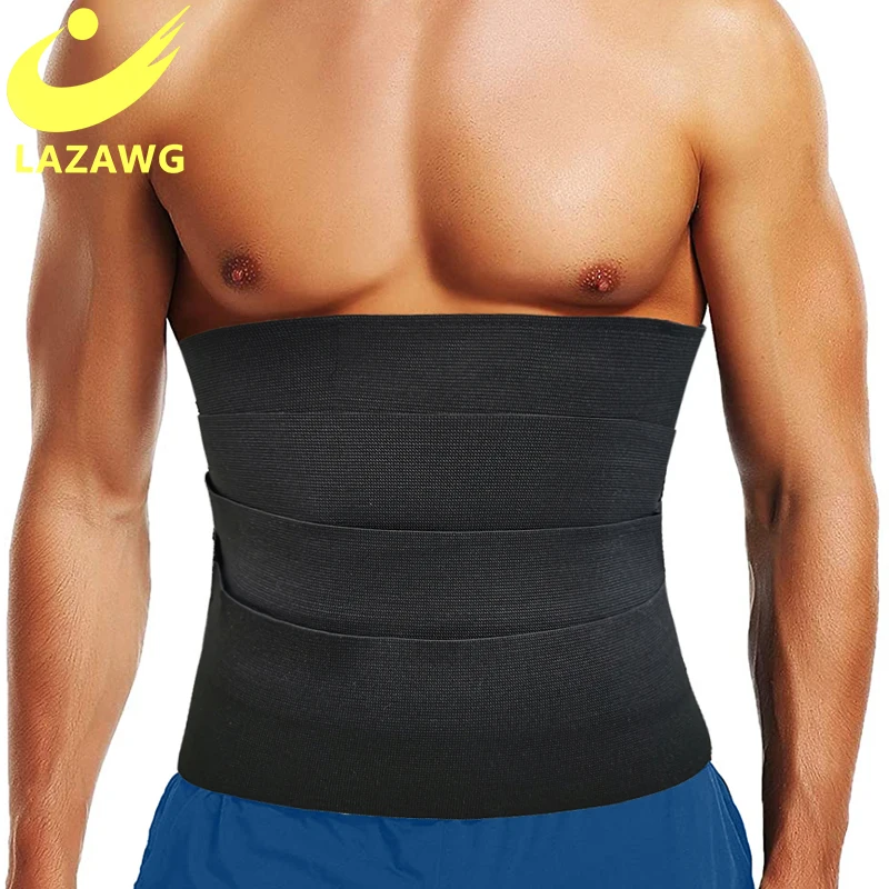 LAZAWG  Mens Slimming Waist Belt  Waist Trainer Belt Belly Shapers Wholesale Slim Waist Strap Reduce Abdomen Hourglass Belt