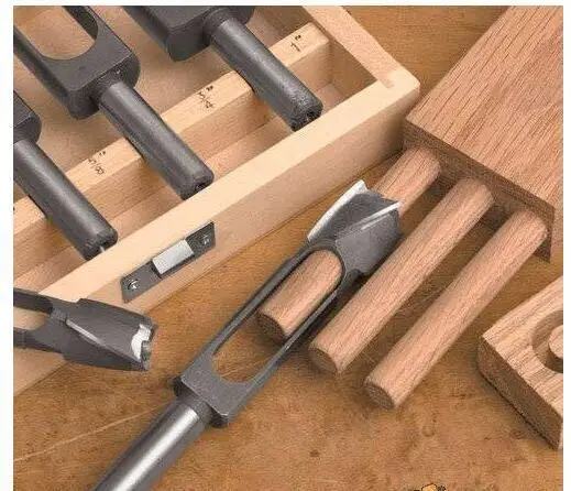 Straight And Round Wood Plug Hole Cutter Cutting Drill Take Steel Knife Log Tenon Cork Woodworking Drilling Tool | Инструменты