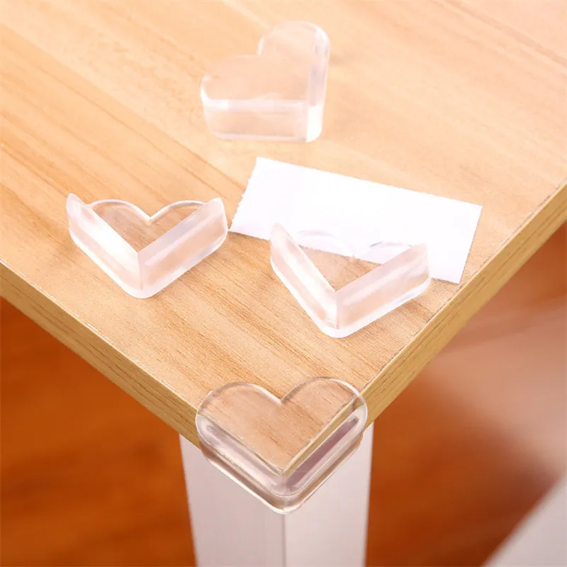 

New 10pcs 20pcsChild Baby Safety Silicone Protector Table Corner Edge Protection Cover Children Anticollision Edge & Guards