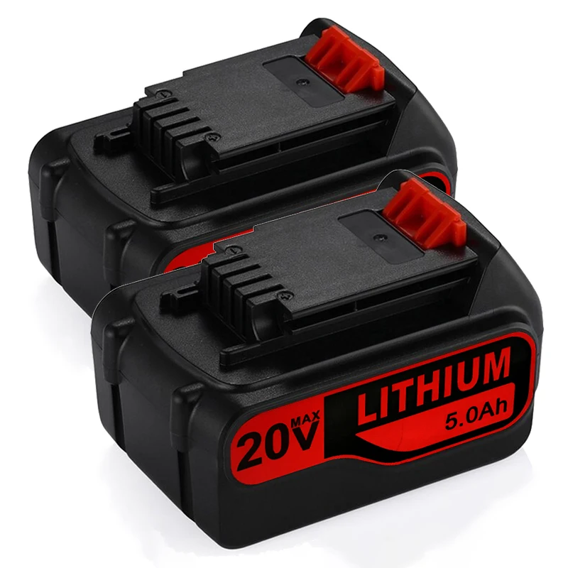 

Литий-ионные аккумуляторные батареи 20 в для беспроводных электроинструментов Black Decker LBXR20 BL2018 4,0/5,0/Ач, сменная батарея