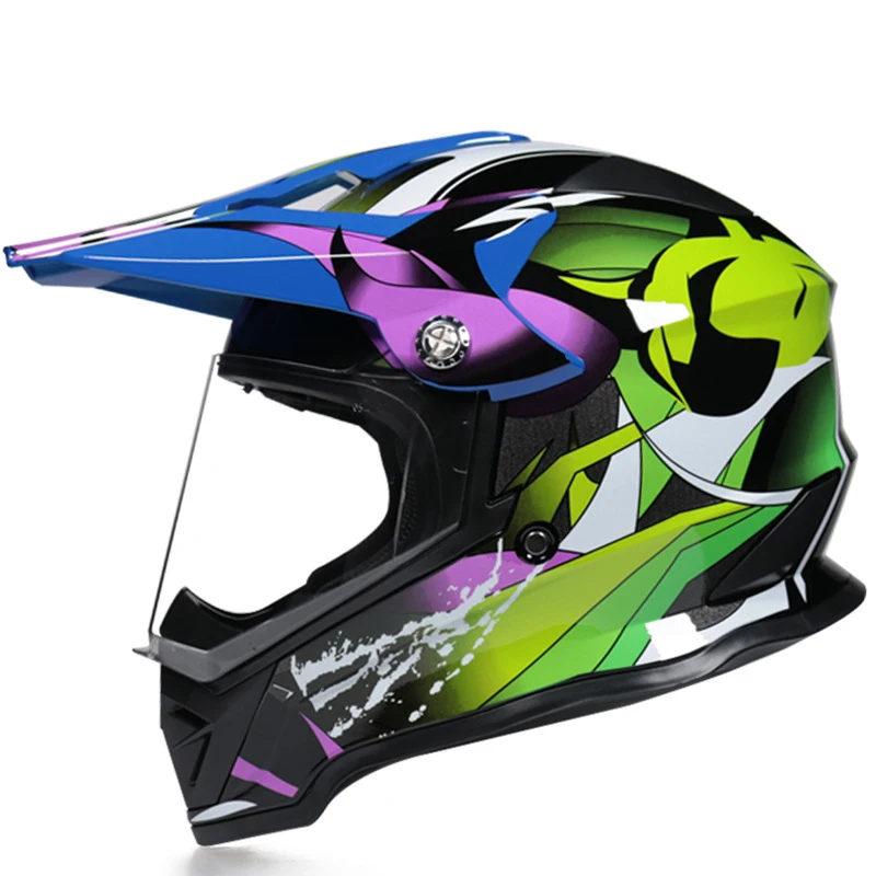 Off Road Motorcross Motorcycle Helmet Motorbike Crash Cascos Moto Enduro Casque Racing Dirt Bike Tracker Capacete De | Автомобили и
