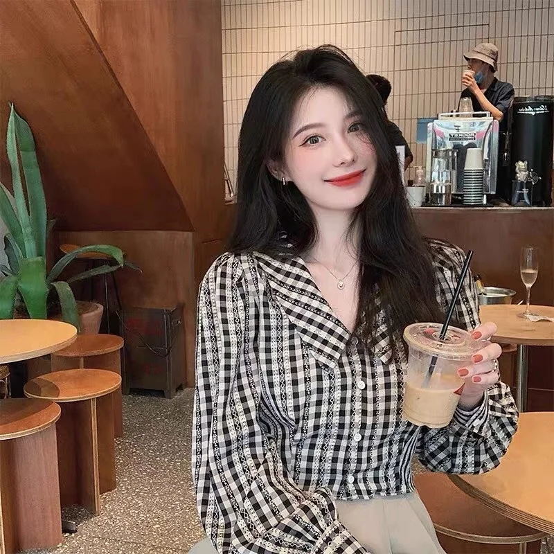 Южная Корея 2021 французский топ с пышными рукавами комплексный Rac | Женская одежда