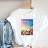 2021 the l word generation q tv show t shirt graphic print t shint women clothes female clothes 90s tee tops vintage t shirts