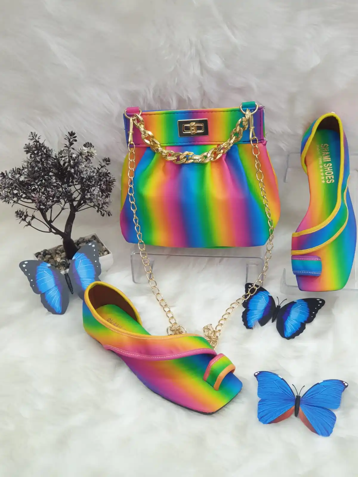 

Women's Handbags and shoes set