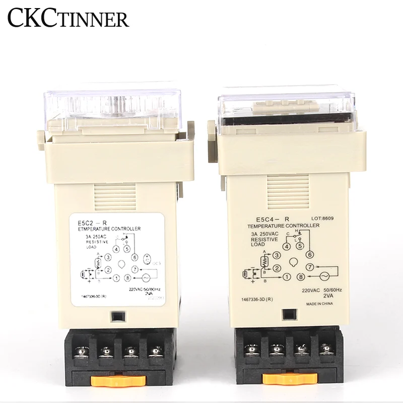 Регулятор температуры E5C4/E5C2 0-399/0-999 градусов Цельсия термостат типа K/PT100 с