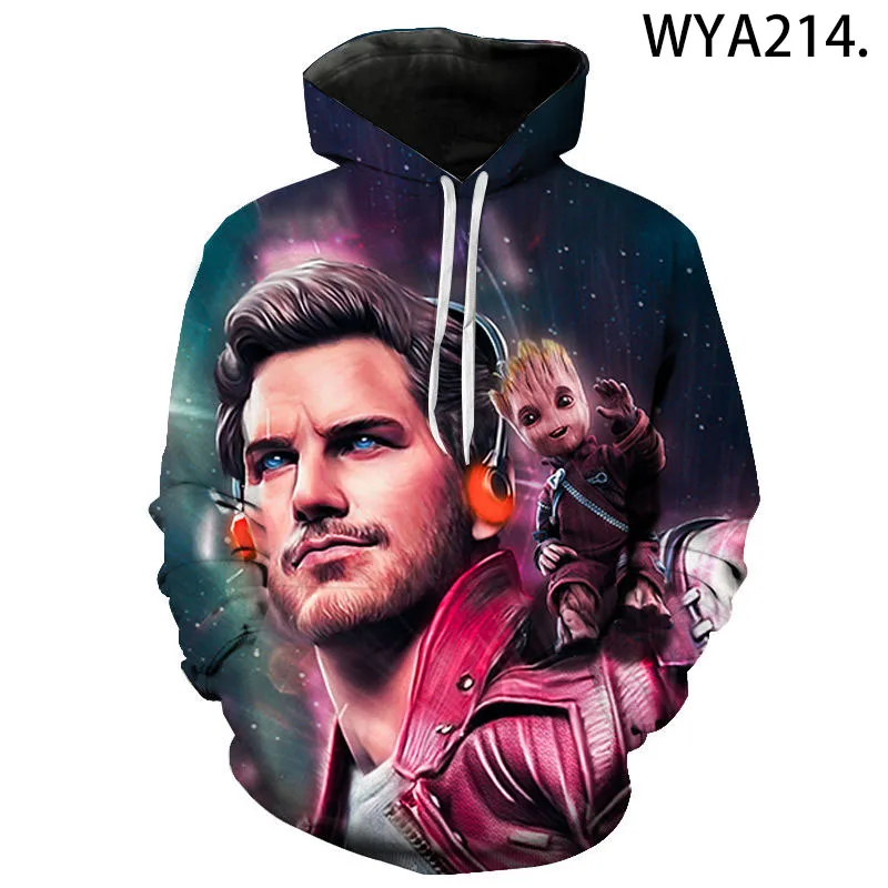 

Men's Women's Children's Fashion Hoodie 3D Printing Popular Movie Sweatshirt Pullover Streetwear Casual Coat