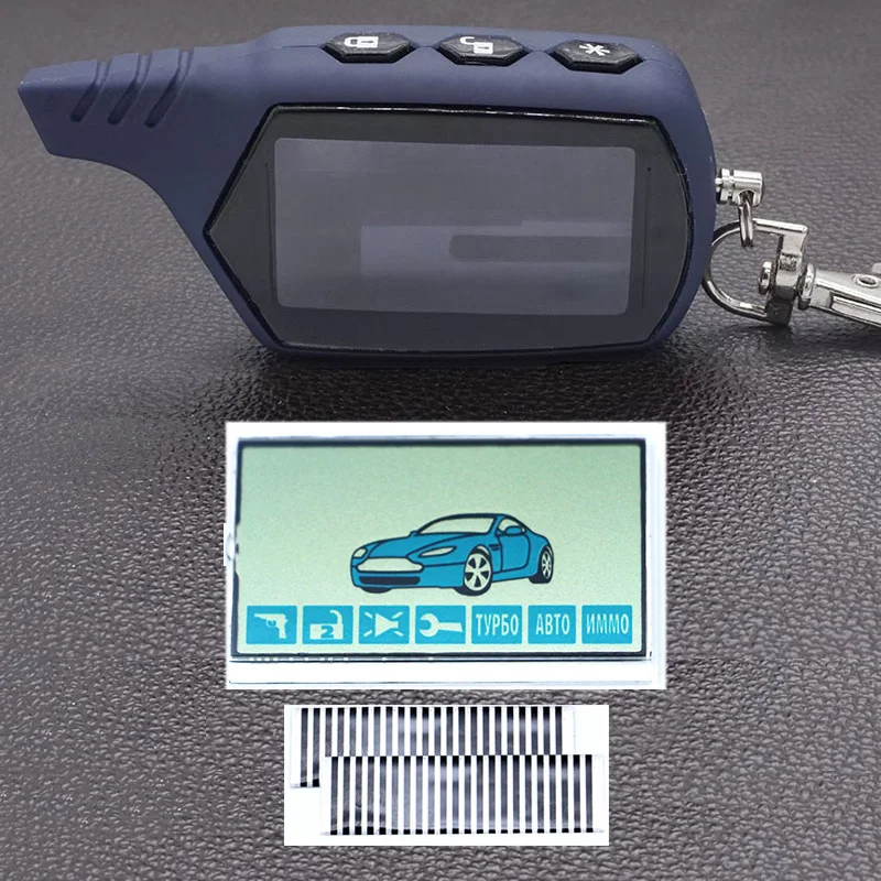 Автомобильный пульт дистанционного управления A61 с ЖК дисплеем и гибким