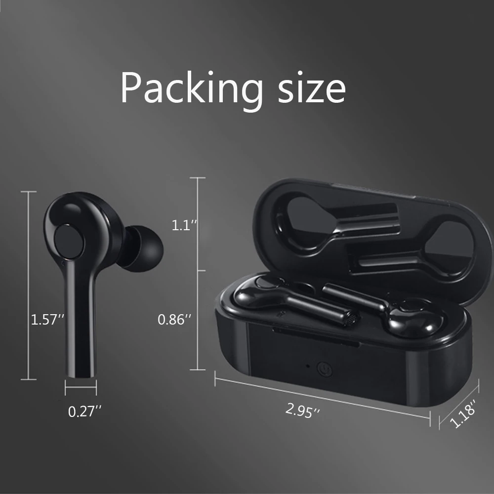 Bluetooth 5 0 наушники для всех смартфонов Мини Портативная Беспроводная гарнитура